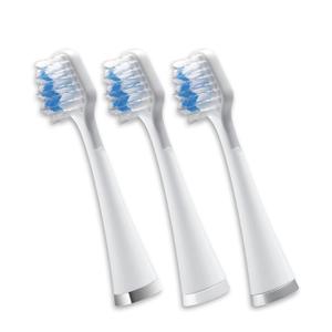 Waterpik Triple Sonic Tooth Brush Heads Replacement, Complete Care, STRB3WW, 3 Count (Pack of 1), White