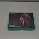 Nulea M501 Wireless Trackball Mouse, Rechargeable Ergonomic, Easy Thumb Control, Precise & Smooth Tracking, 3 Device Connection (Bluetooth or USB Receiver), Compatible for PC, Laptop, Mac, Windows.