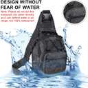 Qcute Tactical Backpack, Waterproof Military Cross-body Molle Sling Shoulder Backpack Chest Bag for Outdoor Every Day Carry