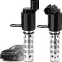 2PCS Intake & Exhaust Engine Variable Valve Timing (VVT) Solenoid Compatible with Hyundai Sonata Santa Fe Tucson & Kia Sorento Forte Optima Sportage 2.0L 2.4L Replace# 24375-2G500 243552G500