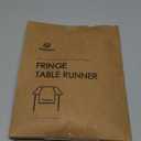 Vitalizart Beige Table Runner 14 x 72 Inches Long Slub Texture Cotton Linen Table Runner for Rustic Home Decorations Dining Room Wedding Decor Reception Bridal Shower Thanksgiving Christmas