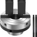 3-1/4 inch 2-Jaws Pen Drilling Wood Lathe Chuck with 1" X 8TPI Headstock Thread, Dedicated Reversible Self-Centering Pen Drilling Lathe Chuck for Woodturning Pen Turning Lathe