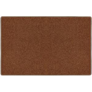 PURE ERA Carpet Stair Tread Landing Mat Tape Free Self Adhesive Non Slip Skid Resistant Indoor Doormat Area Rug Floor Mat for Kitchen Bathroom Workstations Washable Rectangle 2' X 3' , Brown 