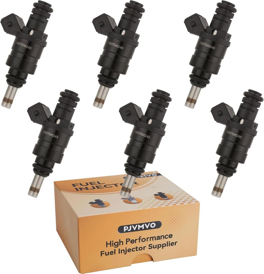 7546245 OE 3.0 Fuel Injectors,Compatible with/BMW 330Ci 330Xi 330i 2001-2006,Compatible with/BMW 3.0L 530i X3 X5 |2 Holes| |Set of 6|