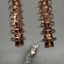 Moterm 2 Pieces 6-Hole Ring Binder Mechanisms Replacement Kit for Binder Planners (A7 Size, Rose Gold Color, 30mm)