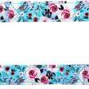 Elegant little tail Dog Leash Summer Dog Leashes with Soft Handle Durable Pet Leashes Trainning Dog Leash for Small Medium Large Dogs (Medium (Pack of 1), Blue Flower)