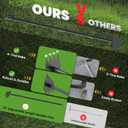 Luvenia Garden Hoe Triangle Sharp Hoes Garden Tool Manual Weeder Gardening Weeding Tool 30-60" Long Handle 2-in-1 Adjustable Stainless Steel Heavy Duty Hoes for Digging Soil Weeding Planting