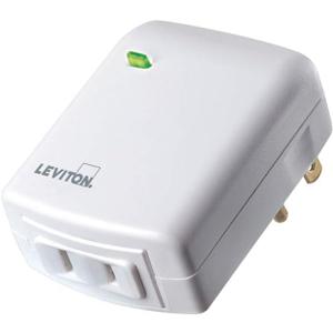 Leviton Decora Smart Plug-in Dimmer, Zigbee Certified, DG3HL-1BW, White