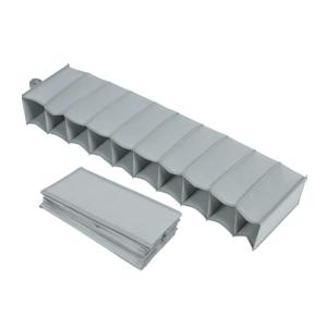 PRETYZOOM Non-woven Closet Storage Container Ten-layer Hanging Bag Dormitory Storage