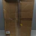 LINZINAR Coat Rack Shoe Bench 3-in-1 Hall Tree with Bench and Shoe Storage for Entryway Heavy Duty MDF Stand Coat Rack Industrial Accent Furniture with Metal Frame, Black (Rustic Black)