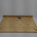 30 x 21 in Extra Large Bamboo Cutting Board and Stovetop Cover, Stove Top Cover Chopping Board with Detachable Legs and Juice Groove, Sink Cover Board, for Restaurant Kitchen Countertop
