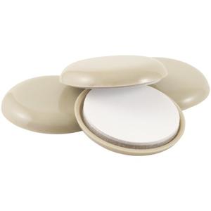 Super Sliders Self-Stick Furniture 1-3/4" Round Sliders for Carpeted Surfaces (4 piece) And Nielsen Hander Hooks