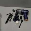 KMM Handheld Car Vacuum Cleaner, 9000Pa Vacuum Cleaner and Air Duster, 120W High Power Hand Held Vacuum with LED Light and Multi-Nozzles for Car, Home, Office, Pet (Blue)