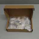 FILTA 10 Pack 1Inch(27mm) Diameter Round Solid Ball Brushed Gold Cabinet Knobs Drawer Pulls Cabinet Hardware for Kitchen Cabinets and Bathroom Cabinets (Single Hole Knob)