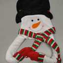 Christmas Tree Santa Snowman Elk Top for (White)