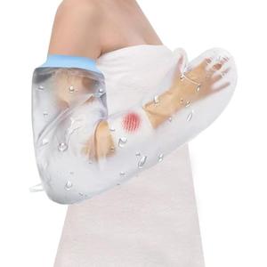 CureSquad Cast Covers for Shower Arm, Waterproof Cast Cover Arm Adult, Soft Comfortable Cast Protector for Shower, Reusable Elastic Cast Bag for Bandage, Wound Care Supplies, After Surgery Gifts