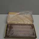 Bathroom Vanity Tray 11.8x5.9in of Acacia Wood - Elegant Organizer for Cosmetics, Jewelry, Perfume, Candle, Key - Premium Wood Tray for Bathroom, Kitchen, Countertop, Toilet Tank, Sink (Dark Brown)