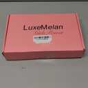 LuxeMelan Ash Blonde Balayage Blonde Lace Front Wig, Middle Part 20 Inch HD Lace Wig, Dark Brown to Golden Blonde Highlight M Hairline Natural Fit Natural Wavy Ombre Synthetic Heat Resistant Fiber