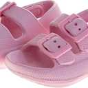 Josmo Kids Jelly Sandals Open Toe Strap Summer Pool Beach Shoes for Boys and Girls (Size 5-10 Toddler) (Pink)