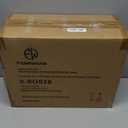 Famiware Dinnerware Sets for 4, Ocean Round 12-Piece Kitchen Plates and Bowls Sets, Reactive Glaze, Microwave and Dishwasher Safe, Scratch Resistant, Cappuccino White