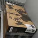 Joovy Zoom360 Ultralight Jogging Stroller Featuring High Child Seat, Shock-Absorbing Suspension, Extra-Large Air-Filled Tires, Parent Organizer, Air Pump, and Easy One-Hand Fold (Blue)