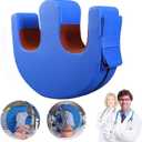 YZRYXHWL Bedridden Patient Turning Device-Multifunctional Turning Pillow PU Leather Anti-Bedsore Waterproof Paralyzed Bed Shift Nursing Products Helping The Elderly Turn Over Pillow (Blue)
