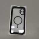 Miracase Magnetic for iPhone 16 Plus Case Full-Body Phone with Built-in Glass Screen Protector, [Compatible with MagSafe] Military Drop Proof 16 Plus Cover Bumper 6.7 inch, Black