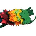 720 Pcs Leaf Cutouts Paper 3.9 Inch Assorted Color Cut-outs Die Cuts Paper for DIY Craft Projects Back to School Class Bulletin Board Decor