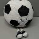 Xshelley12 inch Footbal/Basketball Plush Toys Pillow,Stuffed Sports Balls Plush Toys,Creative Basketball/Football Plush Doll,Spherical Soft CushionKids Gift (Football)