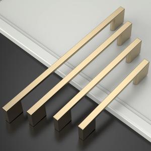 Amerdeco 6 Pack Brushed Brass Cabinet Pulls 12.6 Inch(320MM) Hole Centers Kitchen Cabinet Handles Cabinet Hardware Kitchen Handles for Cabinets Cupboard Handles Drawer Pulls ZH0060
