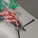 12 Pack Christmas Decorations Outdoor, Solar Christmas Tree Lights with 156 Bright LED and 10 Lighting Modes, 7 Colorful Waterproof Xmas Decor for Pathway Yard