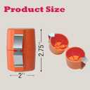 2 x Egg Shell Opener, 2025 Upgrade Eggs Shell Opener for Raw Eggs, Egg Opener Makes Cook and Bake Efficient, Egg Cracker Tool Helps You Crack a Whole Egg Into the Bowl or Pot.