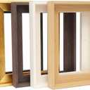 12x12 Wood Canvas Floater Frame,0.9" Deep Floating Frame,Black