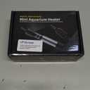 Super Compact 25W Fish Tank Heater, Submersible Aquarium Heater with LED Digital Display Thermostat, Adjustable Fish Heater for 3-5 Gallon Tanks