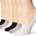 Hanes Women's Comfort Fit Mid-Sport Liner Socks, 6-Pair Pack (Shoe Size: 8-12, Assorted)