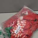 Geyoga Kids Christmas Elf Costume Outfits Include Hat Shoes and Other Accessories for Toddler Xmas Cosplay (Large, Red)