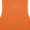REORIA Butsmooth Women's Square Neck Going Out Crop Tops Double Lined Cute Basic Tank Tops 2026 Clothes (Orange, XXL)