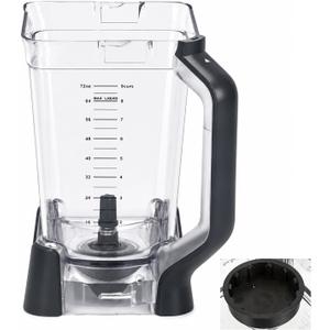 Replacement 72 oz. Total Crushing Pitcher Compatible with Ninja Blender BN750, BN751, BN800, BN801,BN805 series and DB751A, BN803TGT