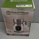 Maestri House Milk Frother, Variable Temp and Froth Thickness DualFro 600 Milk Frother Steamer, 21OZ Smart Touch Control Milk Warmer, Dishwasher Safe, Memory Function for Latte & Hot Chocolate (White)