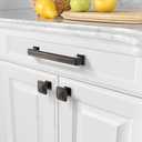 Amerdeco 10 Pack Oil Rubbed Bronze 5 Inch(128mm) Hole Centers Kitchen Cabinet Pulls Cabinet Hardware Kitchen Handles for Cabinets Cupboard Handles Drawer Pulls