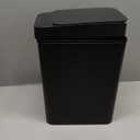 Yatmung Touchless Bathroom Trash Can - 2.5 Gallon Smart Trash Can Sensor Motion - Skinny Trash Bin with Lid - Electric, Narrow, Plastic, Auto Open - Small Slim Automatic Garbage Can (Black)