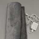 USB Heating Pad, 5V 3A Fast Heating with 3 Heat Settings & Auto Off, Travel Heating Pad for Neck, Shoulder, Back,Knee & Period Cramps. 12"x16" Fleece Heated Pad with USBA to USBC Cable, Grey