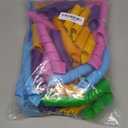 60 Pcs Heatless Wave Curlers No Heat Hair Curlers Rollers Spiral Styling Kit 2 Styles, 22'' 18'' 12'' Wave DIY Rollers for Women Short Long Hair with 2 Styling Hooks