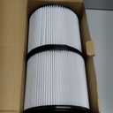 Cartridge Filter Replacement for Shop Vac 90304 90350 90333 90137 9030400 Vacuum Cleaner and 90585 Foam Sleeve Filter 5 Gallon and Large Wet & Dry Filter with Retaining Band,14 Pcs