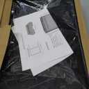 4 Tier Mesh Stackable File Trays Letter Trays,Office Paper Organizer for Desk,File Organizers and Storage,Black