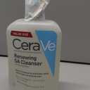 CeraVe Renewing Salicylic Acid Cleanser, Formulated With Hyaluronic Acid, Niacinamide, & Ceramides, Gentle BHA Exfoliating Face Wash Smooths & Softens Skin, Non Comedogenic & Fragrance Free, 16 Ounce (16 Fl Oz (Pack of 1))