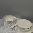 Rubtlamp 24 Pcs Wheat Straw Dinnerware Sets, Unbreakable Reusable Plastic Wheat Straw Bowls & Plates Dinner Set, Microwave And Dishwasher Safe Plates, 12Plates, 6Bowls, 6Cups for Party(Beige)