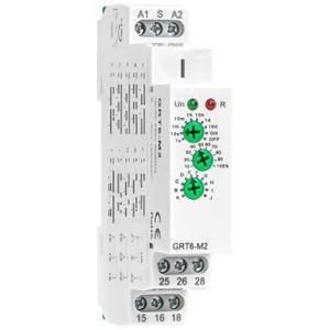 Multifunction Time Relay Module 10A, Adjustable Delay Timer Switch, 0.1s-10 Days Wide Time Range Delay AC230V Factory Automation Time Relay Universal Voltage DIN Rail GTR-6 M2 AC230V