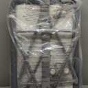 3 in 1 Baby Bassinet Bedside Sleeper, Height Adjustable Bedside Bassinet for Newborn and Infant with Mattress, Storage Basket, and Wheels (Grey)