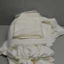 Whitney Home Textile Twin Sheets Set, Soft Microfiber Hotel Bed Sheets Twin Size, Extra Deep Pocket, Luxury Breathable Bedding Sheet & Pillowcase Sets, 3 Piece Wrinkle Free Oeko-Tex, Off White